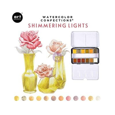 Shimmering lights by Prima watercolor 12 Shades