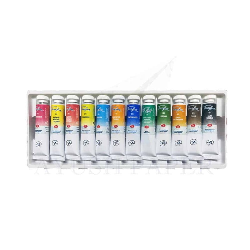 White Nights Watercolor Tubes 10 ML 12 Shades