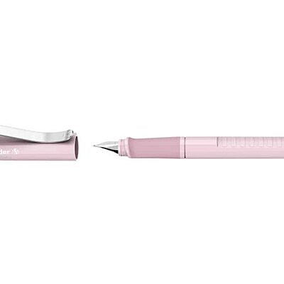 Schneider Rose Pink Base Med Nib Fountain Pen