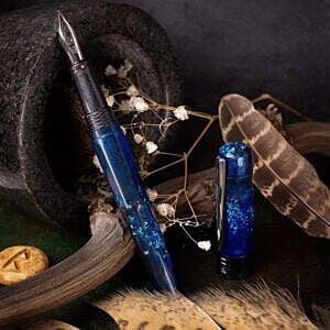 Benu Hawks Eye Talisman Medium Nib Fountain Pen