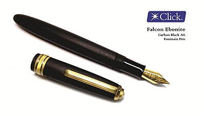 Click  Ebonite Medium Nib Fountain Pen