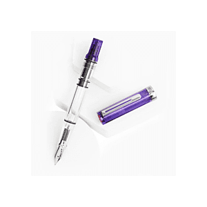 TWSBI Eco Transparent Purple Broad Nib Fountain Pen