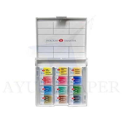 White nights watercolor 12 full pans 2.5 ML